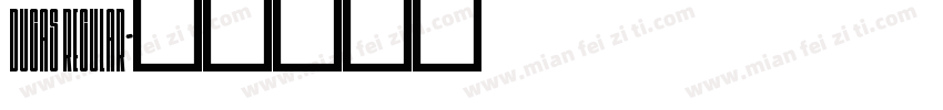 dugas regular字体转换